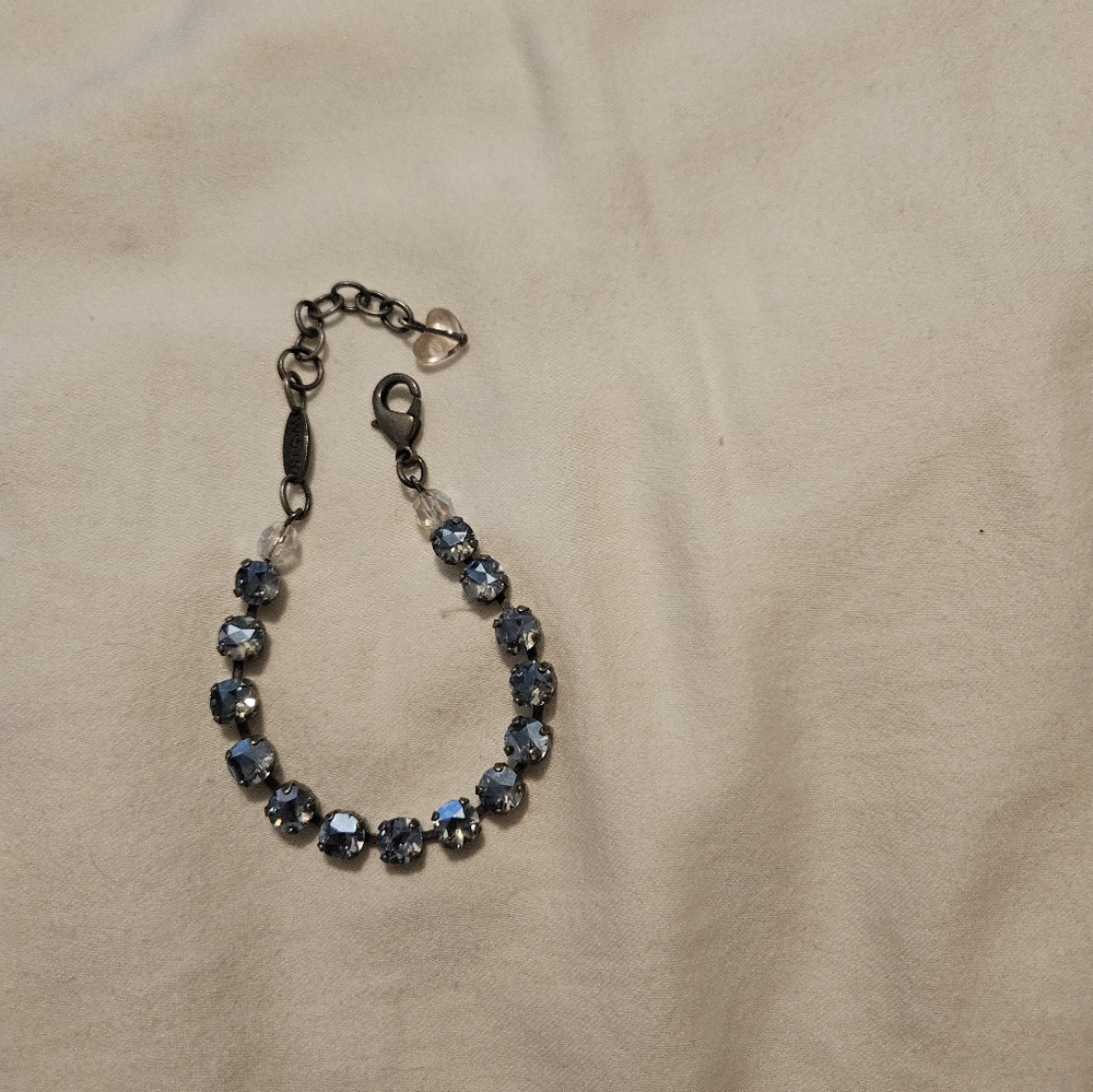 Sabika Elegant Blue Crystal Bracelet
